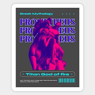 prometheus greek mythology Streetwear Urban wear greek gods Sticker